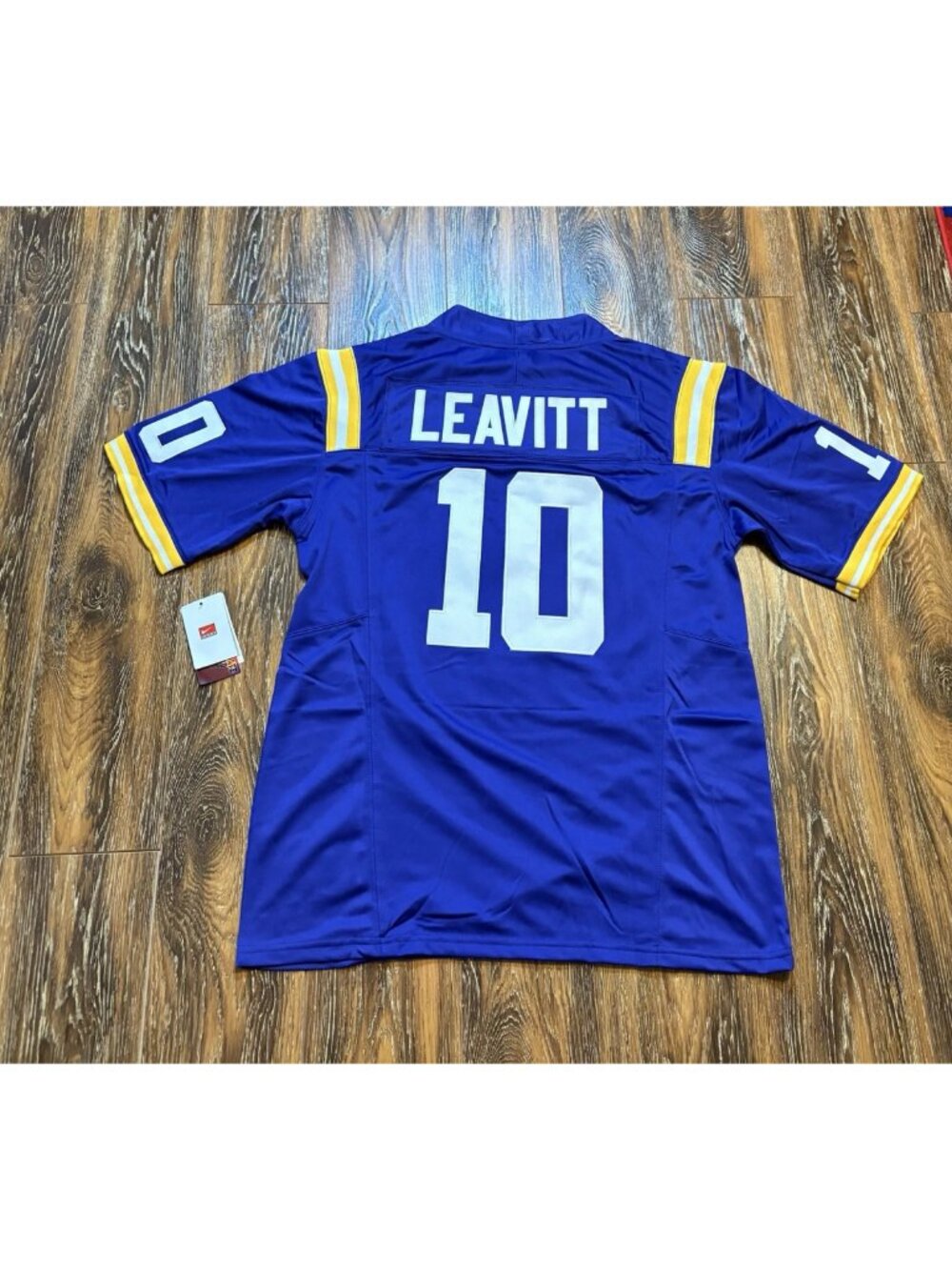 Sam Leavitt Purple Stitched Jersey Vapor